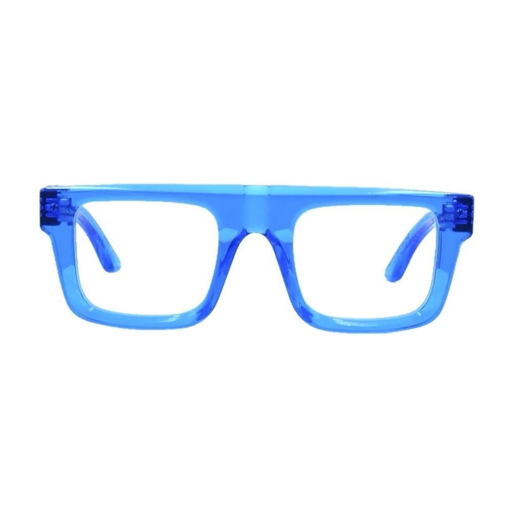 Panetti Eyewear Krystal Sand Krystal Sand Transparent Electric Blue Sunglasses