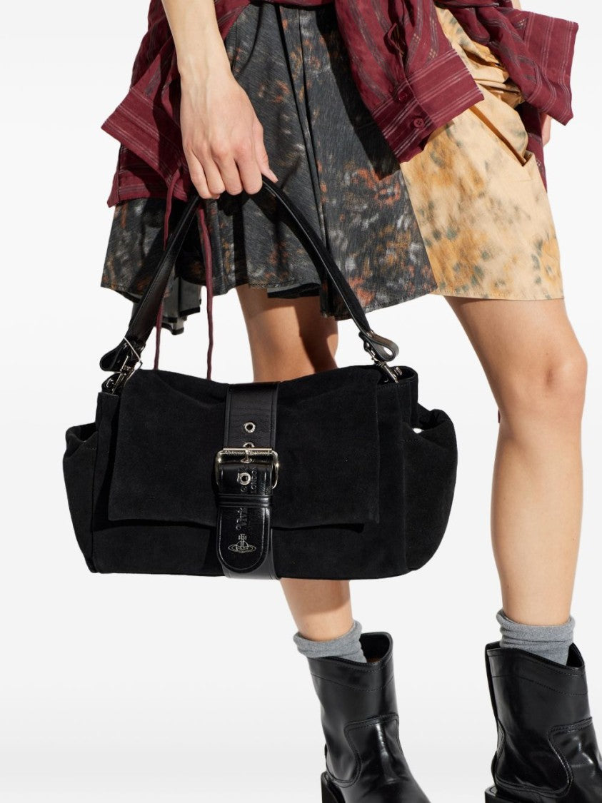 Vivienne Westwood Structured Black Handbag