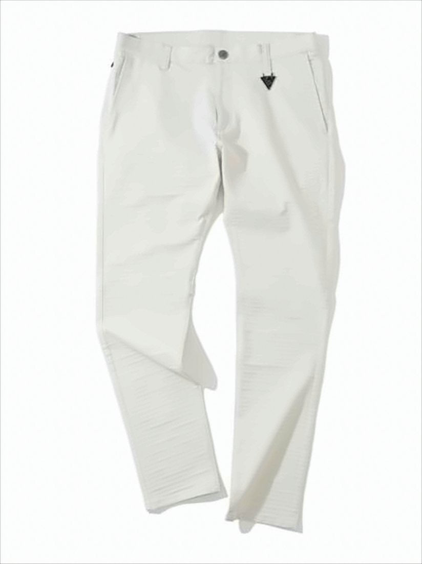Mark&Lona Textured Straight Fit Pants With Classic Five-Pocket Design