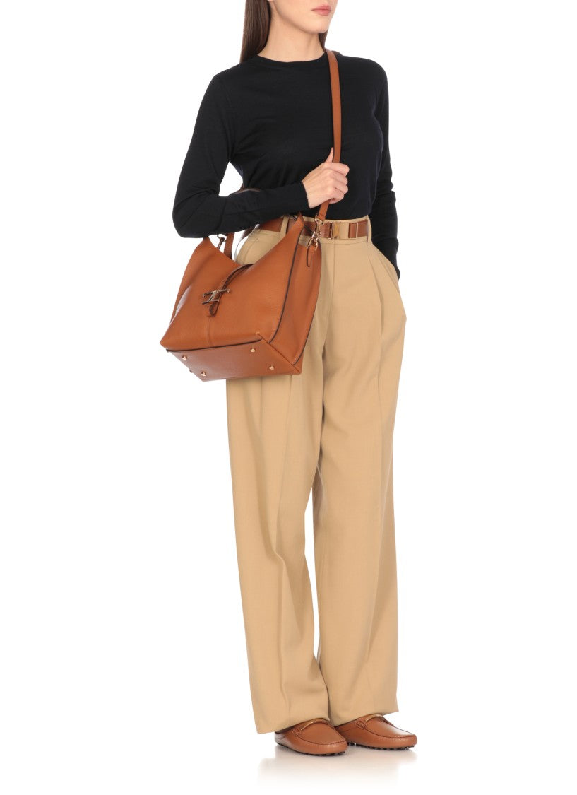 Tod's Brown Leather Shoulder Bag