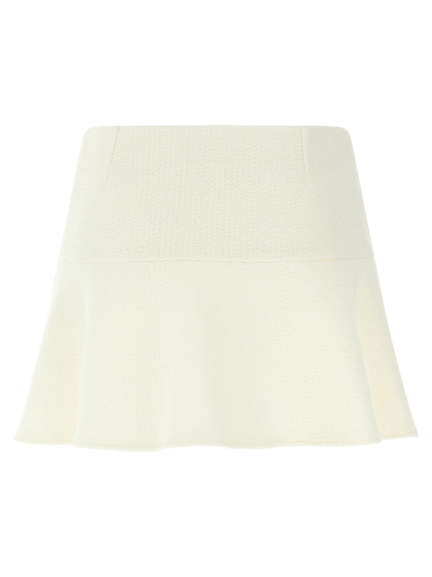 Gucci Flared Bouclé Wool Mini Skirt