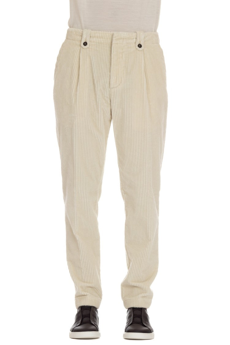 Eleventy Costa Roccia Velvet Trousers