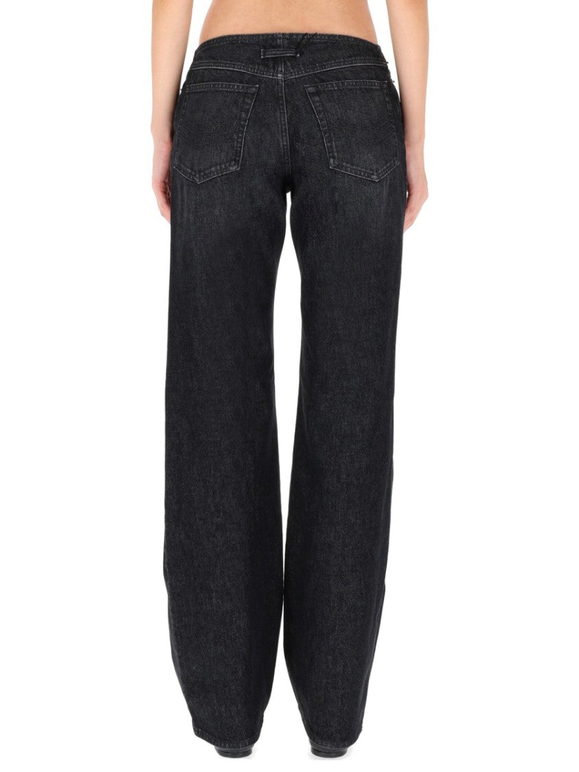 Jean Paul Gaultier Relaxed Fit Black Denim Pants