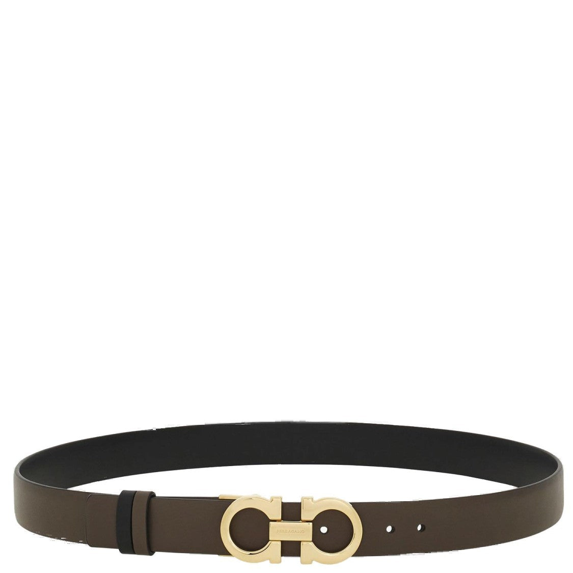 Salvatore Ferragamo Reversible Gancini Belt With Double Buckle