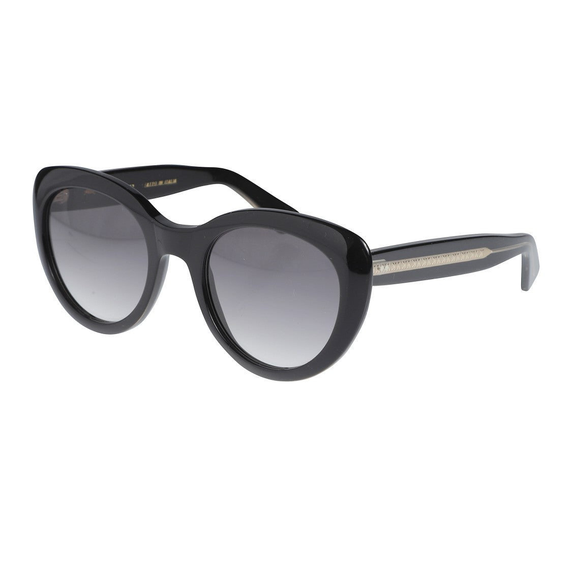 Kador Sophia Oversized Cat-Eye Sunglasses With Gold-Tone Accents