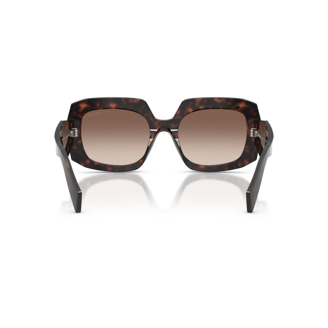 Prada 0Pr B23s Oversized Square Frame Tortoiseshell Sunglasses