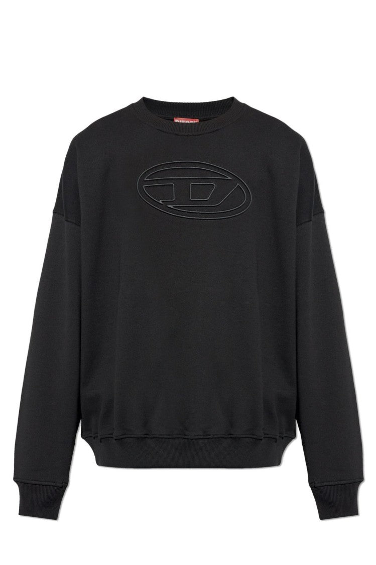 Diesel Long-Sleeve Sweatshirt With Embossed Logo