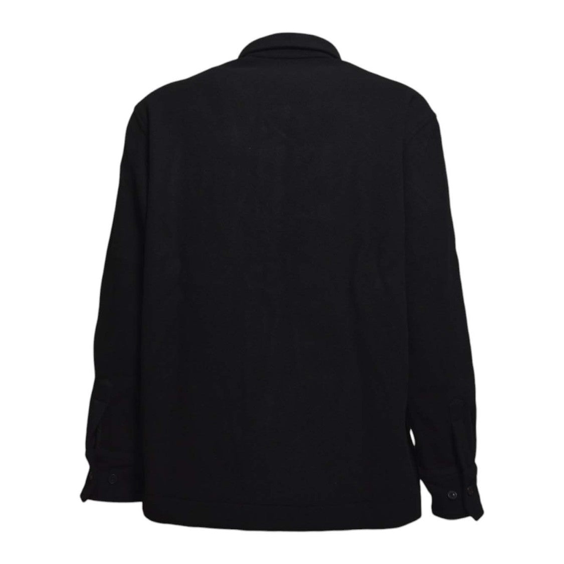 Études Single-Breasted Wool Flannel Shirt Jacket