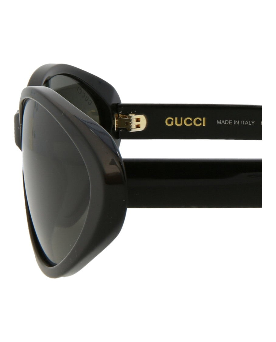Gucci Round-Frame Recycled Acetate Sunglasses