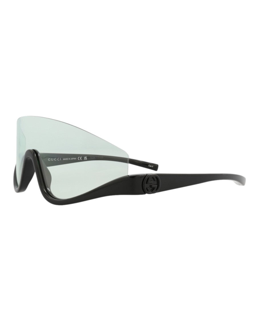 Gucci Shield-Frame Injection Sunglasses