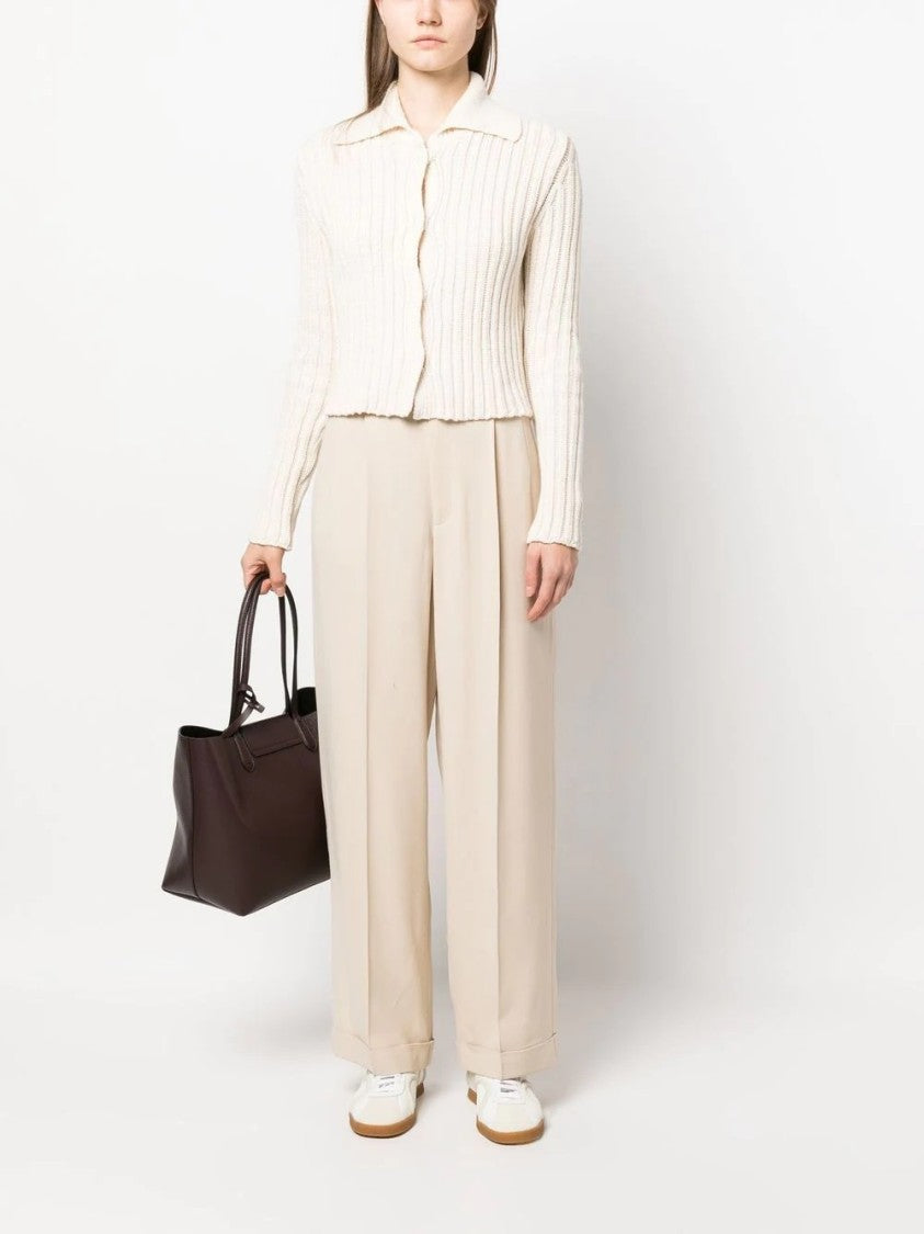 A.P.C. Beige Melissa Wide-Leg Pants