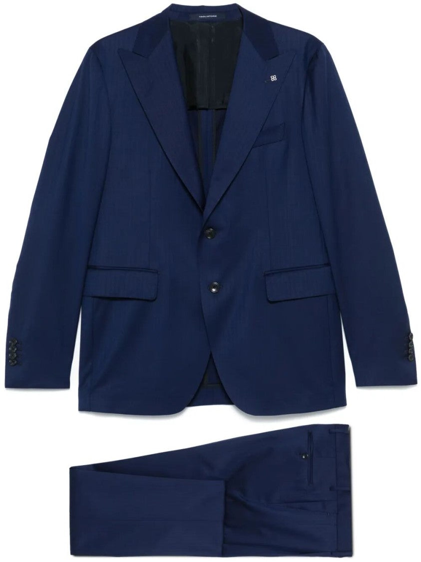Tagliatore Tailored Blue Wool Suit