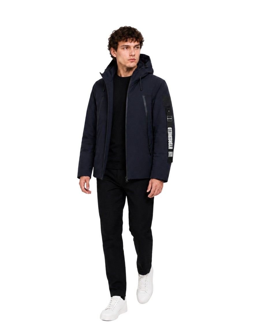 Outhere Navy Cinquecentouno Corto Waterproof Padded Down Jacket