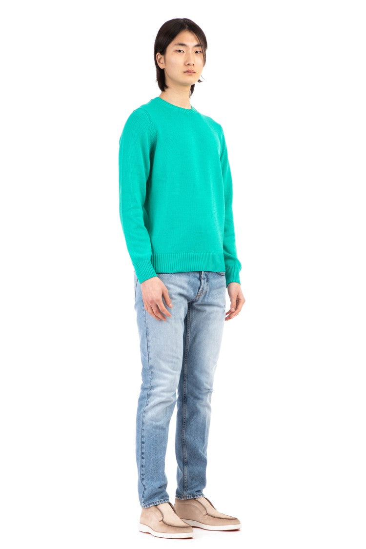 Drumohr Cotton Fine 5 Crewneck Sweater