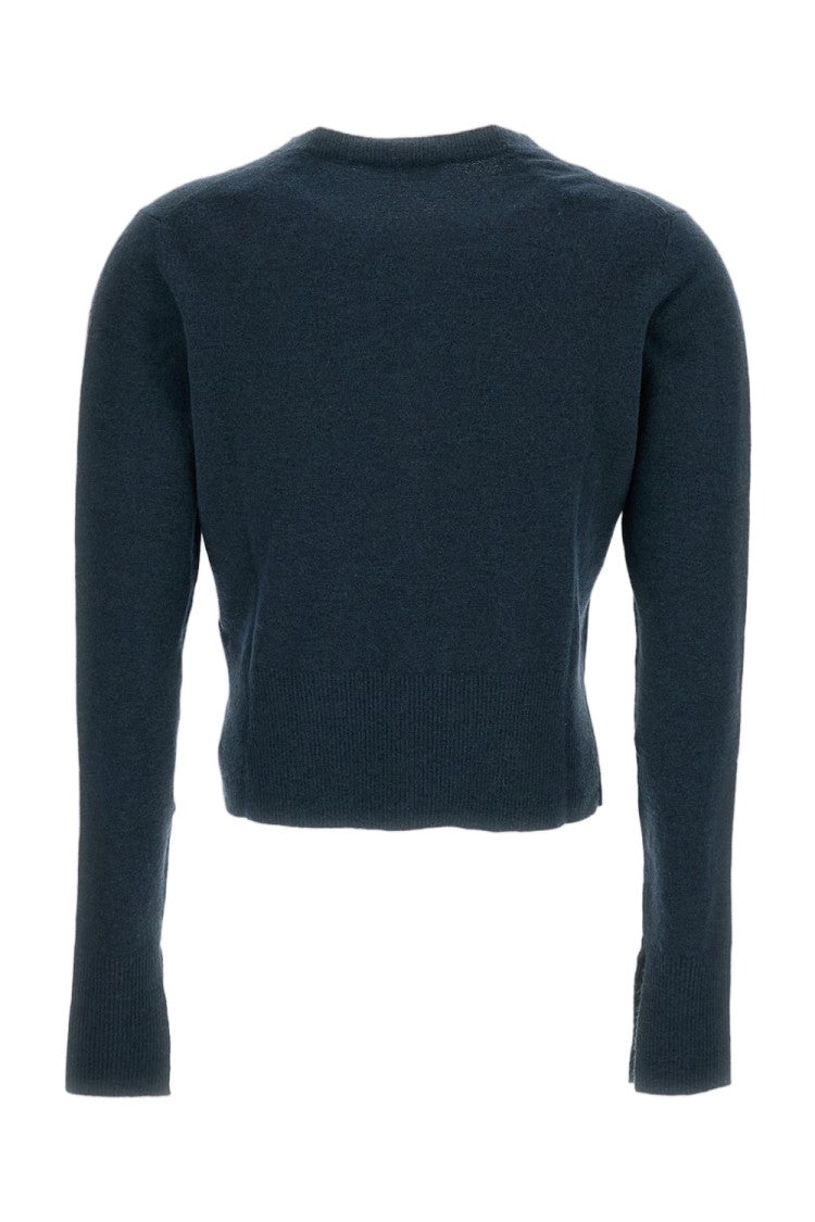 Erdem Floral-Embroidered Fitted Cardigan In Wool-Cashmere Blend