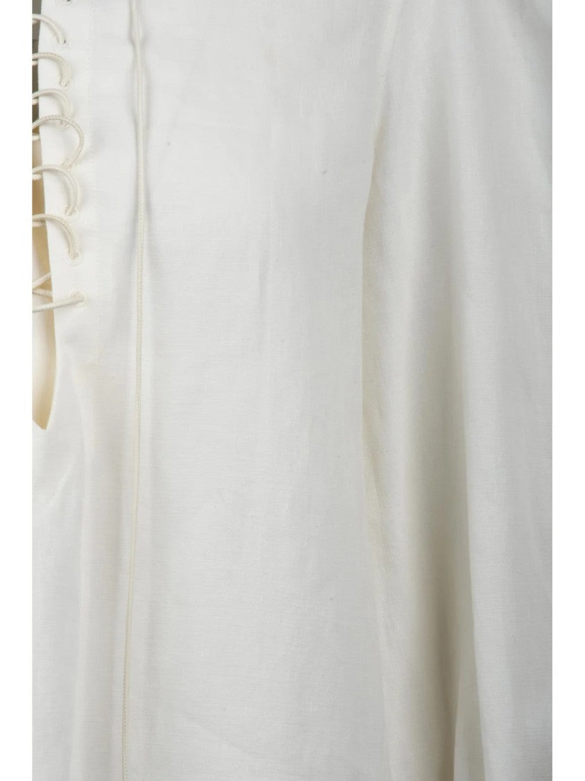 Givenchy Gauze Tunic Dress Linen - Beige
