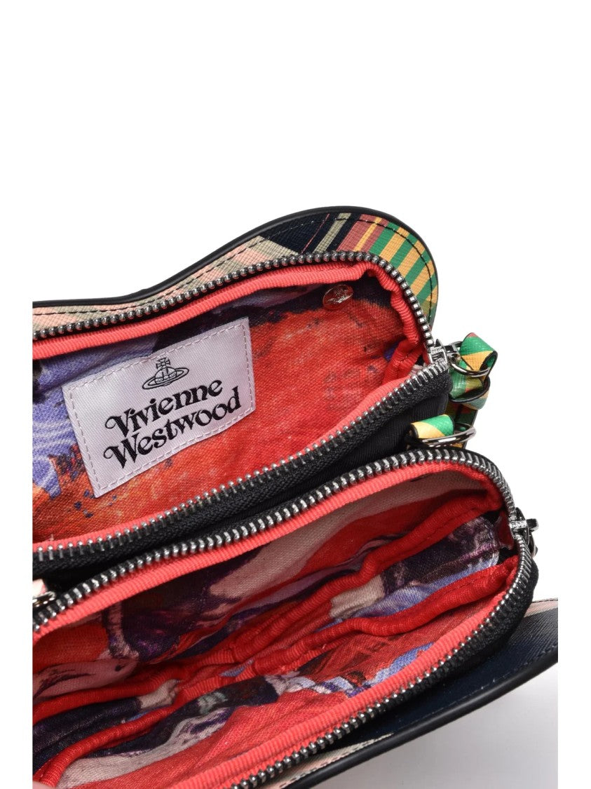 Vivienne Westwood Multicolor Polyurethane Heart Crossbody Bag