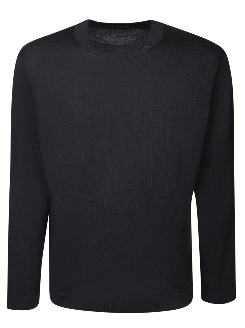 Dell'oglio Black Wool T-Shirt