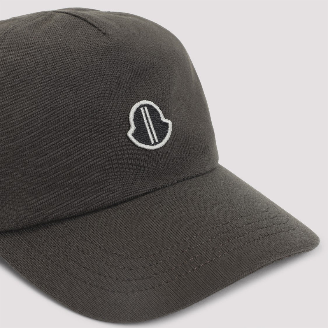 Moncler X Rick Owens Dark Dust Cotton Baseball Hat With