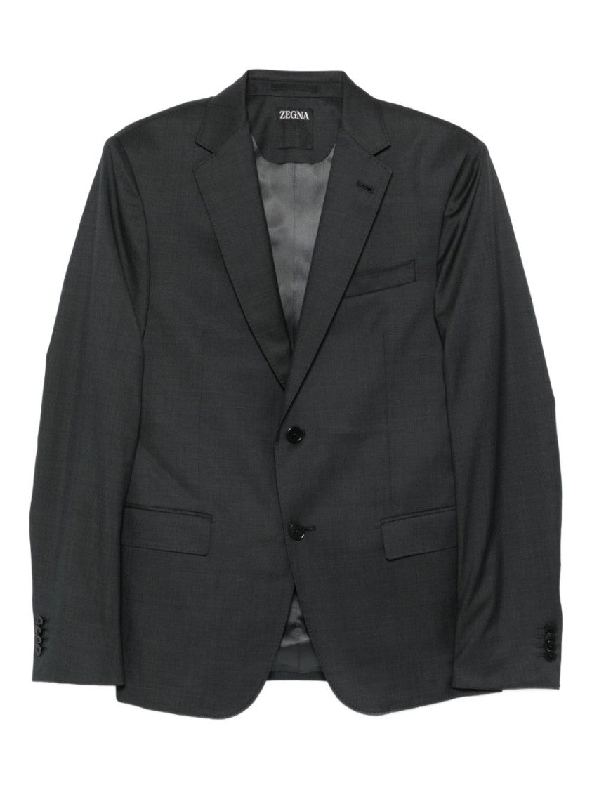 Ermenegildo Zegna Tailored Grey Suit With Single-Breasted Jacket
