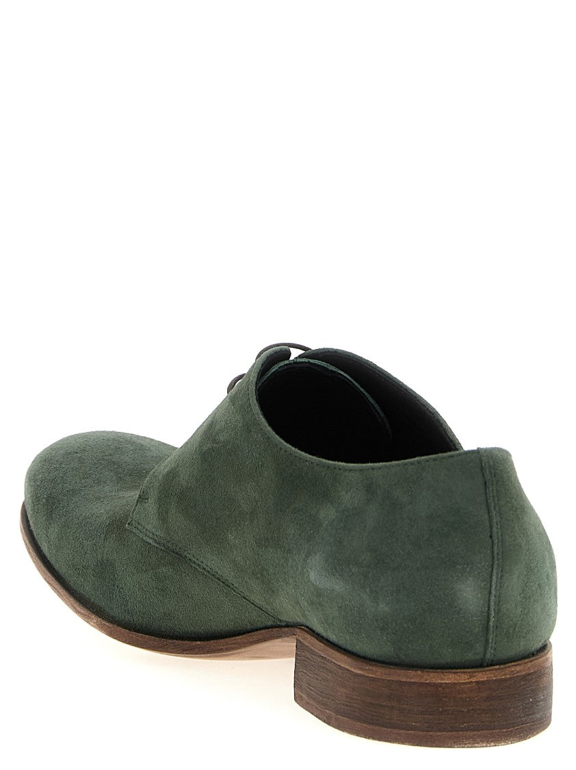 Julian Suede Lace-Up Shoes With Rounded Toe