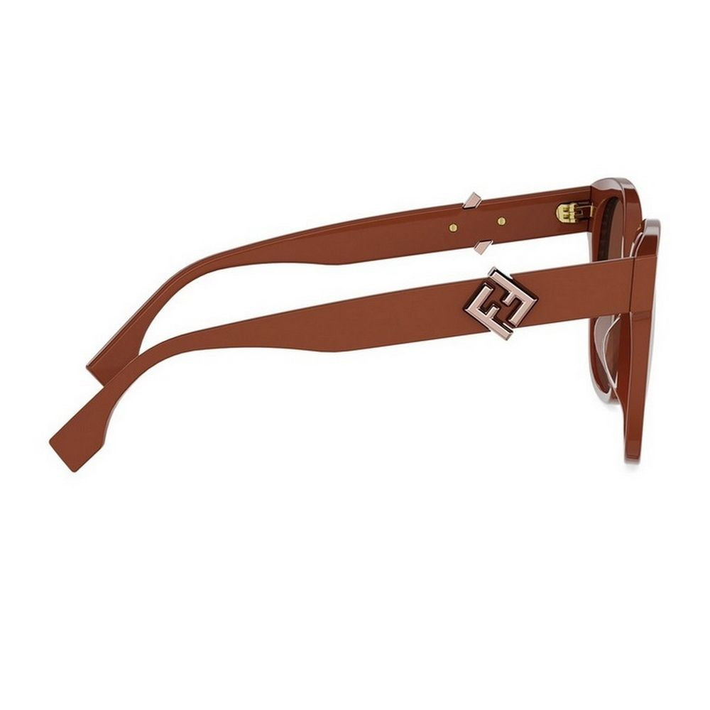 Fendi Ff Diamonds Oversized Square Acetate Sunglasses