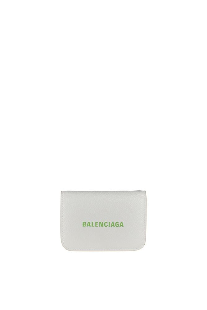 Balenciaga Compact Grained Leather Wallet