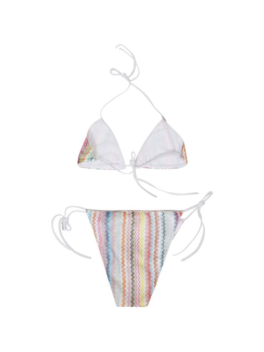 Missoni Triangle Top And Matching Bottoms Biniki Set