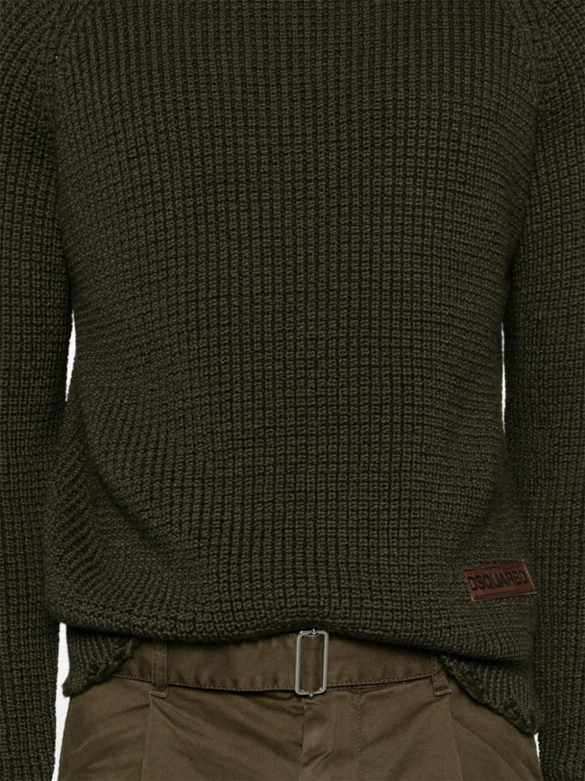 Dsquared2 Roll-Neck Wool Jumper