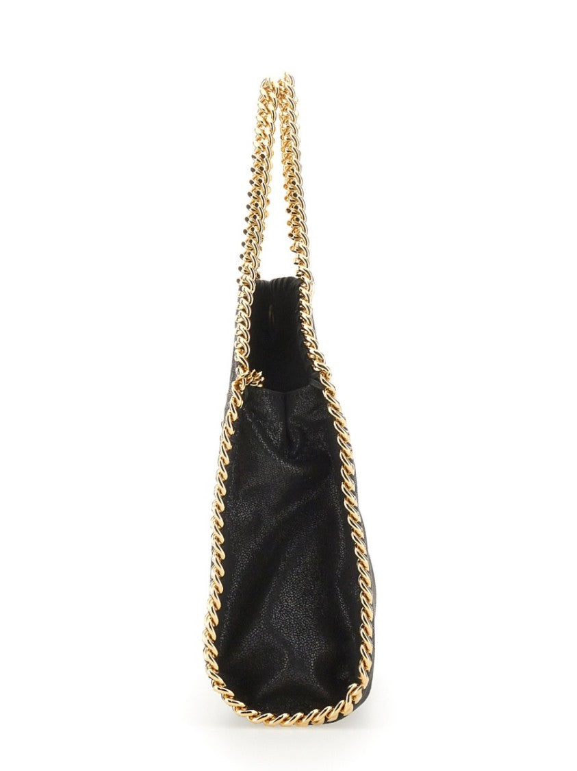 Stella Mccartney Black Vegan Leather Mini Falabella Handbag