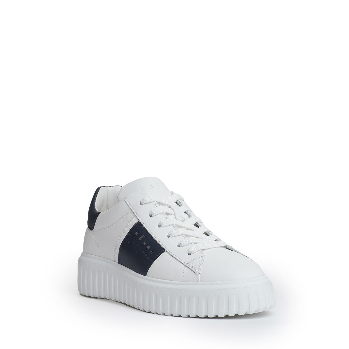 Hogan H Stripes White Sneakers With Nappa Leather Upper
