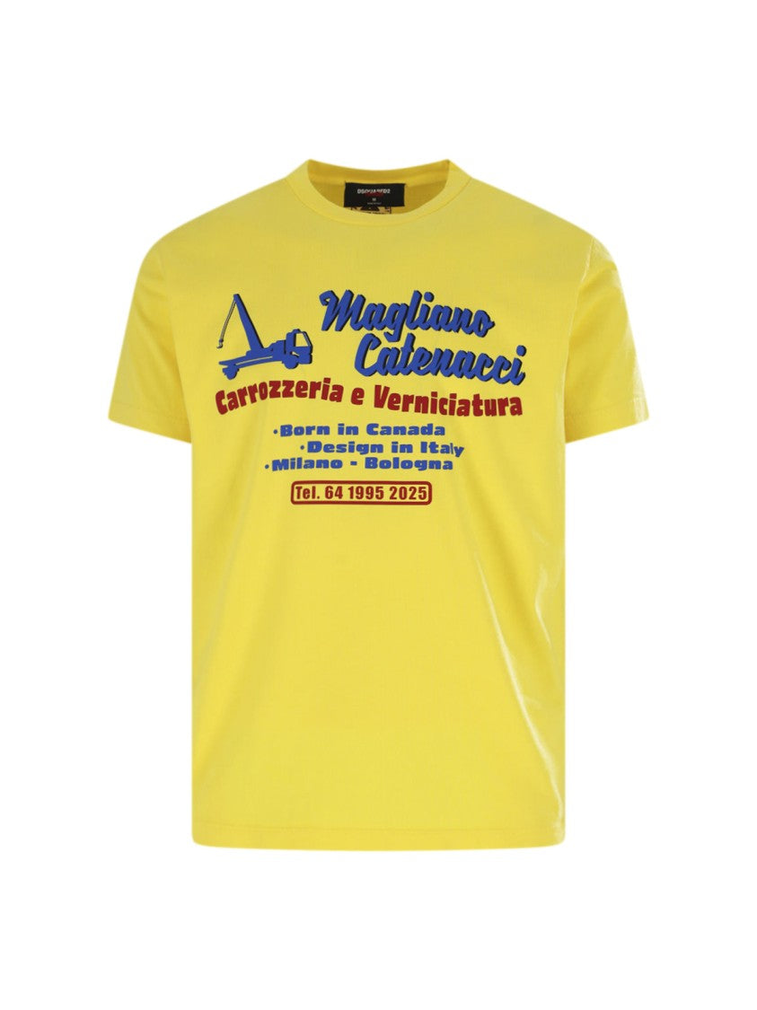 Dsquared2 Catenacci T-Shirt – Yellow