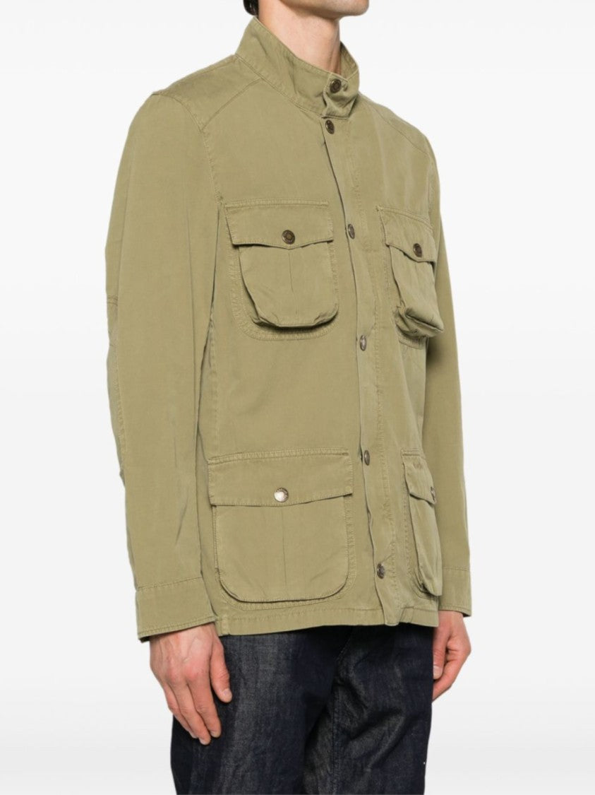 Barbour Utilitarian Olive Green Barbour Jacket