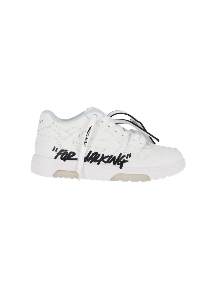 Off-White White Leather Out Of Office Sneakers
