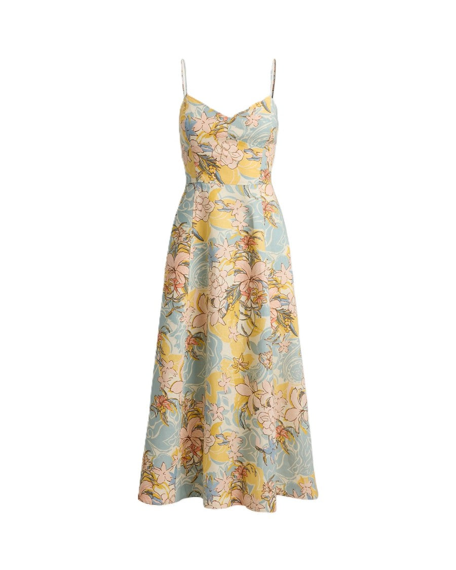 Lauren Ralph Lauren Floral Woven Classic Linen Dress