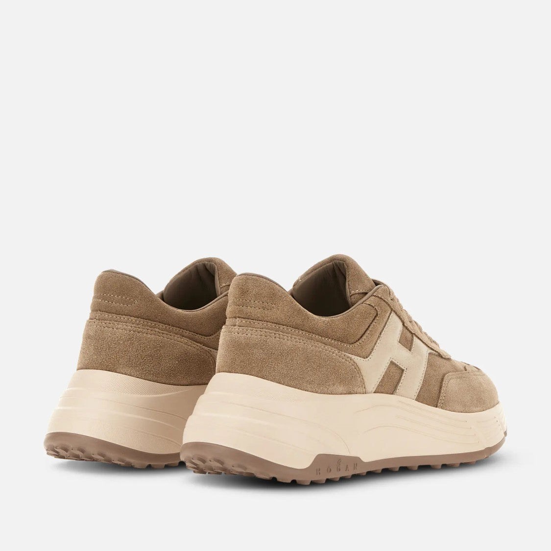 Hogan Casual Suede Chunky-Sole Sneakers