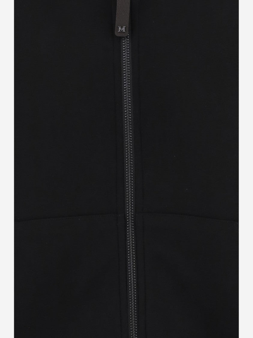 Max Mara Hooded Sweatshirt With Front Zip Closure And Functional Pockets