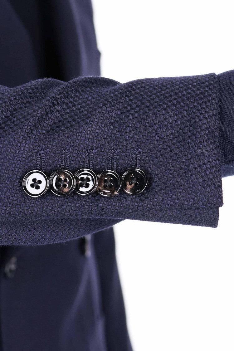Tagliatore Pino Lerario 110’S Wool Woven Double-Breasted Jacket