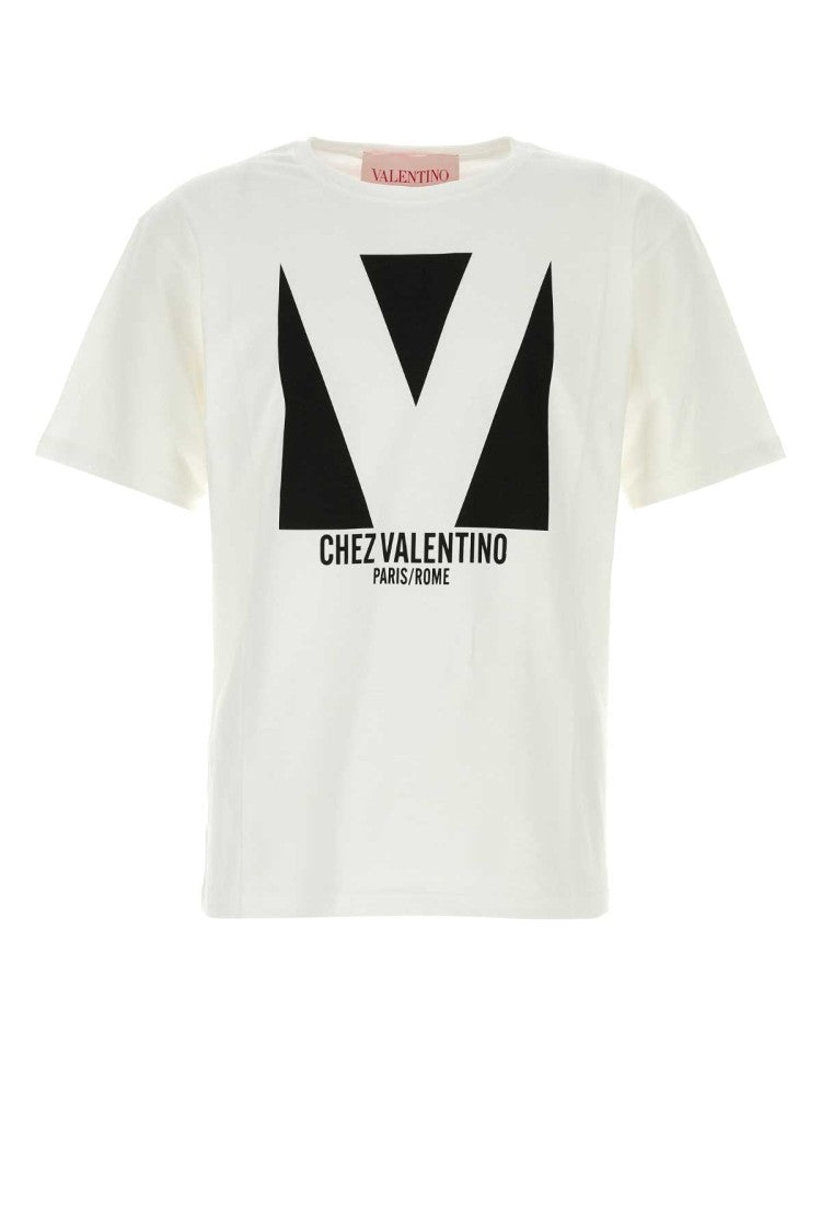 Valentino Garavani White Cotton T-Shirt
