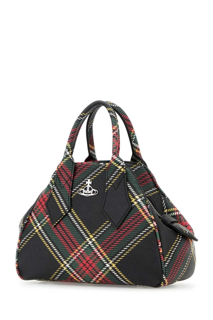 Vivienne Westwood Printed Synthetic Leather Small Yasmine Handbag