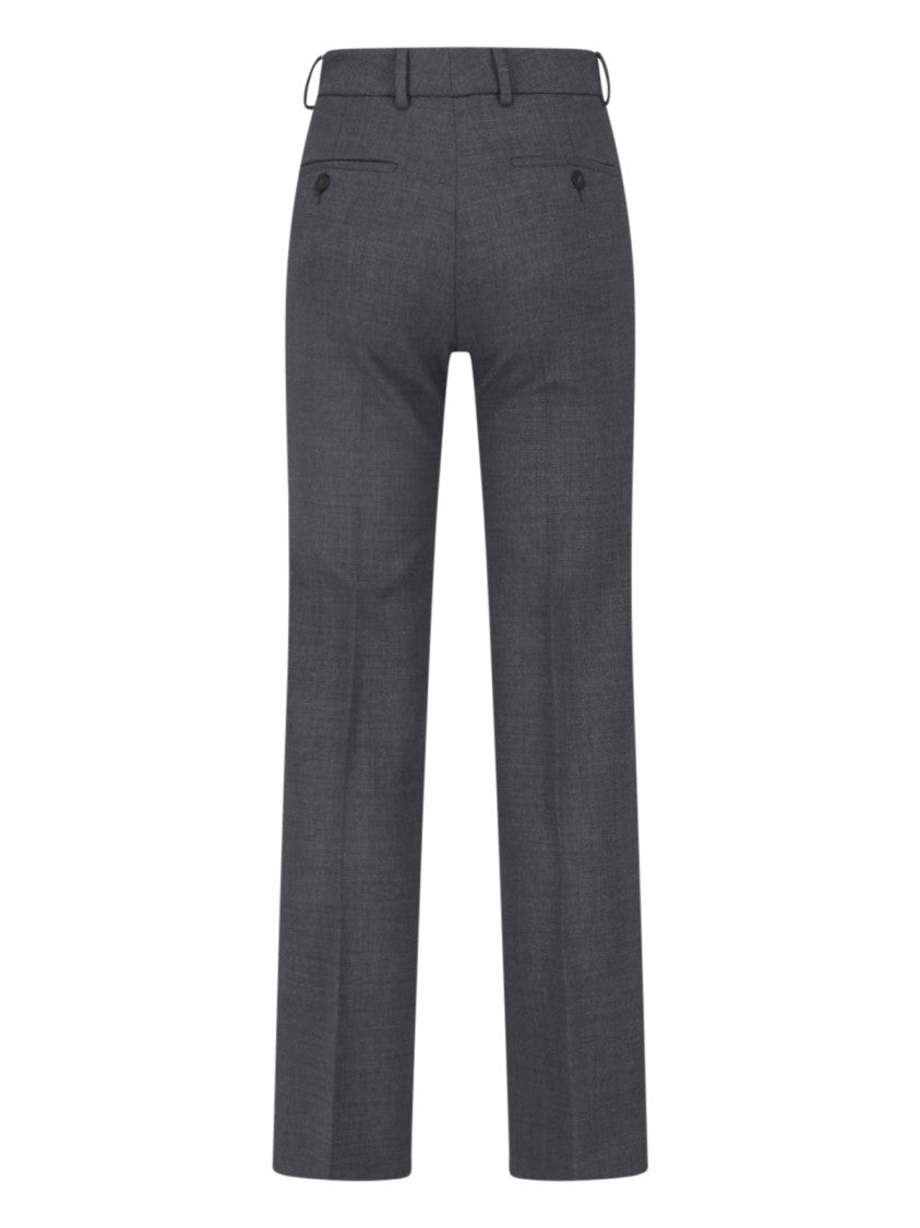 Incotex Tailored Straight-Leg Virgin Wool Formal Pants