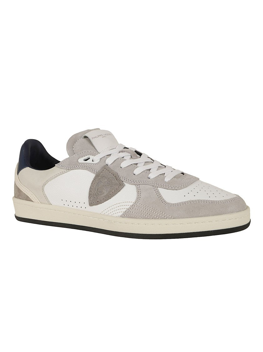 Philippe Model Vintage Basketball-Inspired Philippe Model Low-Top Sneakers