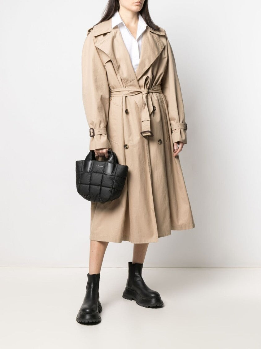 Veecollective Padded Nylon Tote Bag With Adjustable Strap