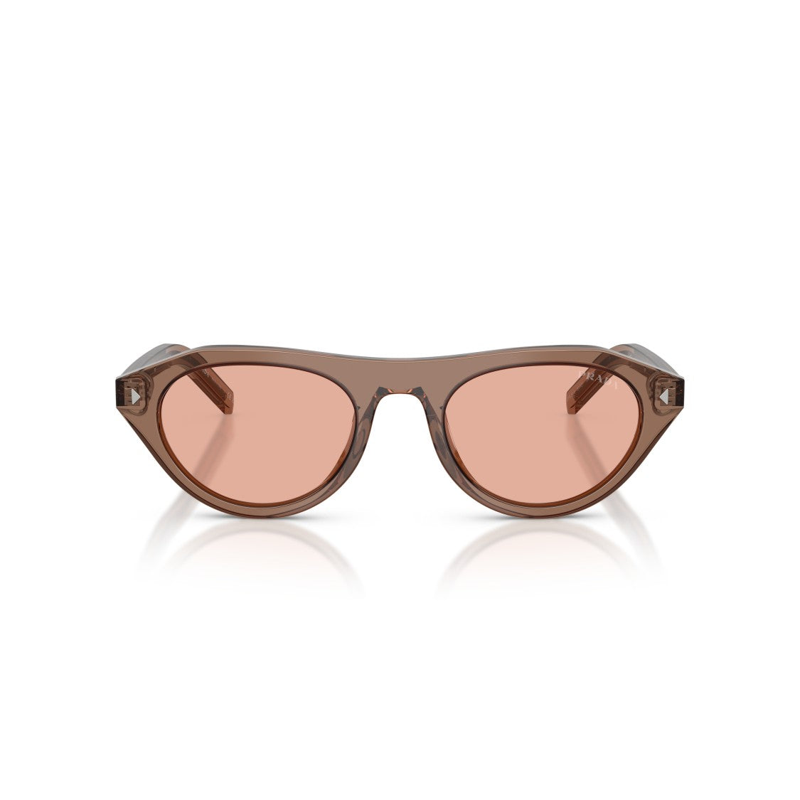 Prada 0Pr B15s Translucent Brown Acetate Sunglasses