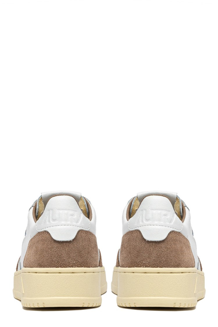 Autry Tobacco Medalist Suede Leather Sneakers