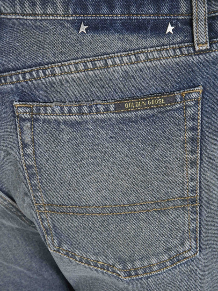 Golden Goose Straight Patrick Straight-Leg Cotton Denim Jeans