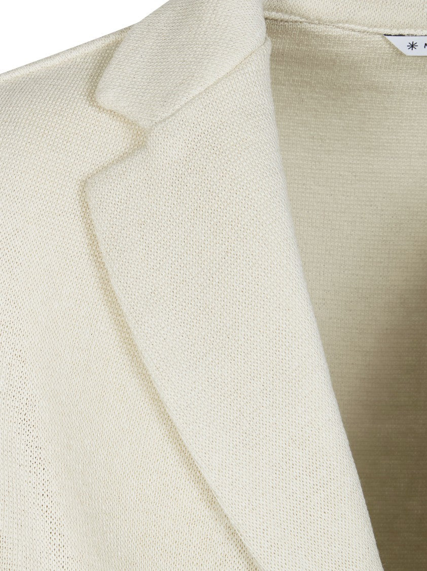 Manuel Ritz Relaxed Single Breasted Knit Jacket