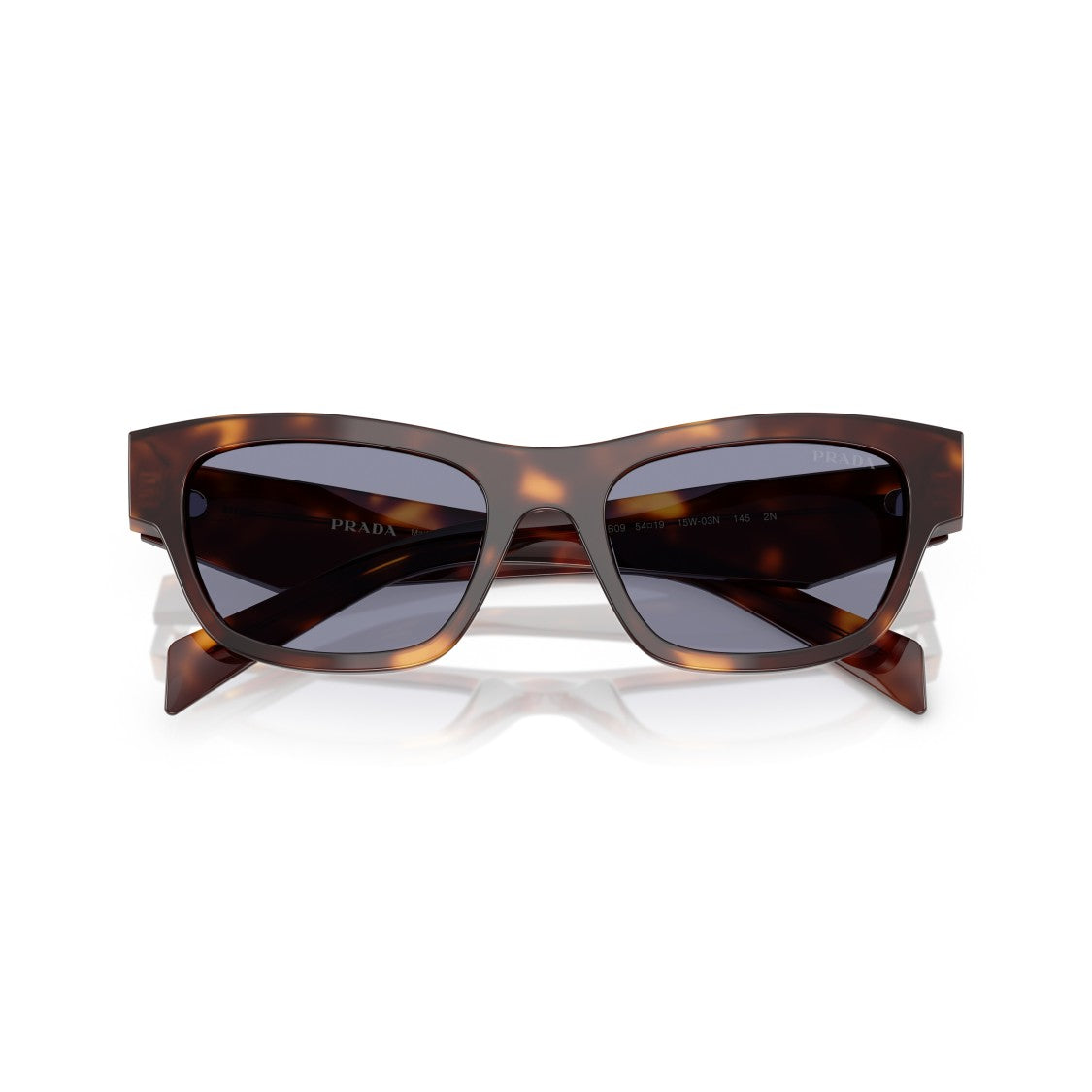 Prada 0Pr B09s Rectangular Tortoiseshell Acetate Sunglasses