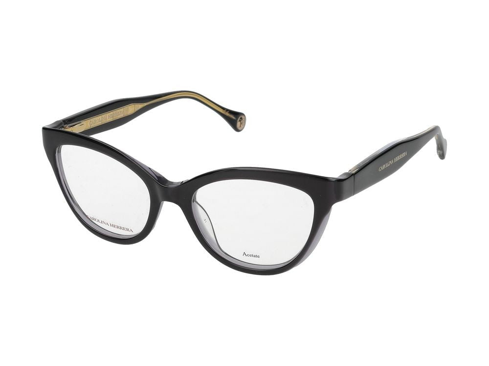 Carolina Herrera Eyeglasses Ch 0017 08A Black Grey 52/18/145