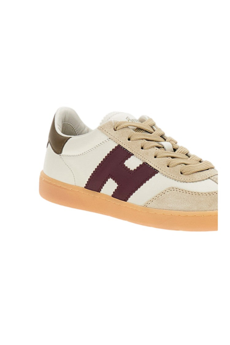 Hogan Beige Cool Allacciato H Nappa Leather Sneakers